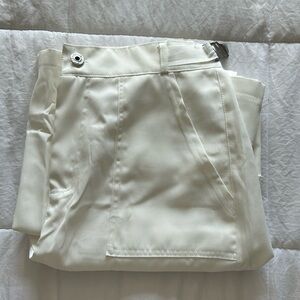 Bershka High-waisted Adjustable Cargo Pants